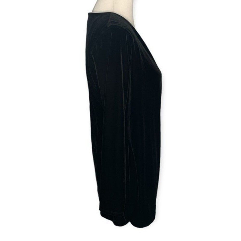 White House Black Market Velvet Long Sleeve Mini Dress - Picture 4 of 9